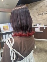 ヘアドレッシング インプローブ 前橋(hair dressing improve) レッドエンドカラー