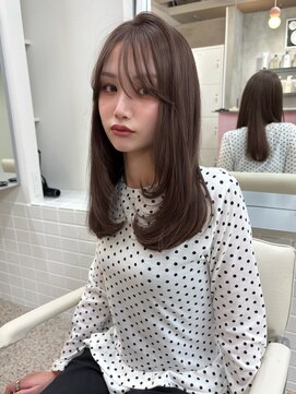 ペレ アネックス 大阪梅田茶屋町店(PELE ANNEX) ミディアムヘア/デザインカラー/フェイスフレーミング/梅田