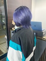 エミタス 柳通り(Emitas.)&nbsp;【和歌山美容室】コバルトブルー×ショートウフル