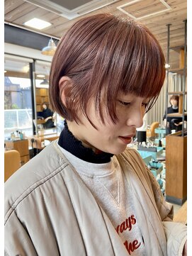 ニコ(HAIR DESIGN ROOM nico) ほんのりマッシュな前上がりミニボブ