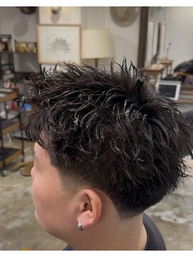 メゾンフォーメン 心斎橋店(Maison for men) スパイキーショート/ピンパーマ／ソフトツイスト／ツイスト