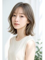 ニルス(nils)&nbsp;春の軽やか外ハネＢＯＢ♪シルクベージュ