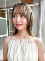 エイミーバイアフロートザガーデン 浦和店(amie by afloat the garden) 顔周りカットで小顔◎大人可愛い外ハネボブ【浦和】