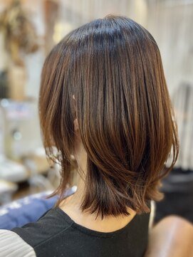 クオリア(QUALIA) 大人可愛いひし形レイヤー×外ハネボブ/30代４０代髪質改善 柏