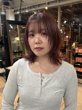 アクアオモテサンドウ(ACQUA omotesando) ☆初カラーレイヤーボブミディアムレイヤーモカブラウン