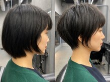 BEFORE→AFTER　【ショート　ボブ　ショートボブ　レイヤーカッ、ト】【銀座　銀座一丁目】