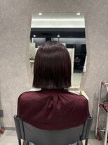 フレーム スクエア&nbsp;上品なワインレッド