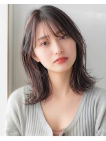 デイジー(Daisy)&nbsp;韓国風くびれミディアム◎暗髪アッシュブラウン×小顔レイヤー