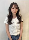 森崎ワンホンレイヤー/ミルクティーブロンド/ダークブルー/栄