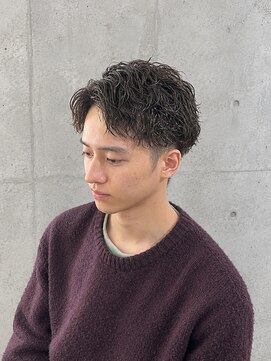 ブレスボーオム 明石(Breath beauu Homme Akashi) ▼束感アップバング▼メンズ/パーマ/明石/西明石/大久保