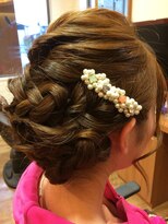 メルシーフォーヘア(Merci for hair)&nbsp;編み込みローポイントスタイル