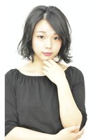 ブロック(BLOCK) ゆるウェーブ　ブルージュボブ