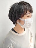 明るい印象の柔らか質感ショート
