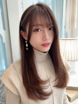 ロンド ロビン 栄(Lond robin)&nbsp;【Lond robin】河野まい 大人可愛い艶髪ストレート  G