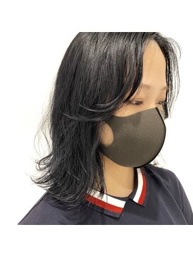 バサ 花小金井店(BASSA) 【ミディアムウルフ】野村にお任せ、ウルフヘア