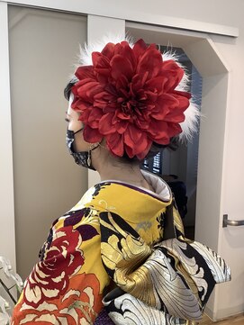 森岡美容室 アップヘア