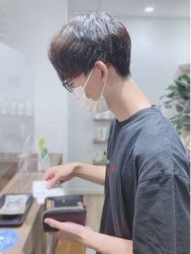 モリオフロムロンドン 松戸店(Morio from London) 【松戸 岩口】くせ毛風黒髪マッシュショート