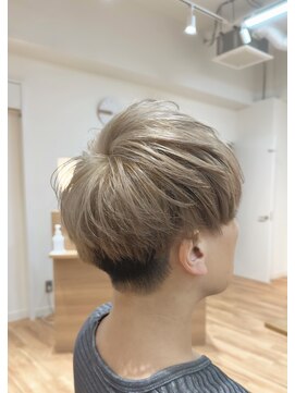 サンテ 東神奈川(Sante) 【メンズカット×ミルクティーベージュ】