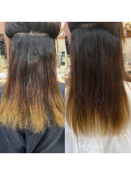 アイエン(aien) 複雑履歴も髪質改善♪酸性ストレート(酸性縮毛矯正)で毎朝が楽に