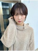 長さのある大人可愛いショートボブ/ショートヘア/ショートカット