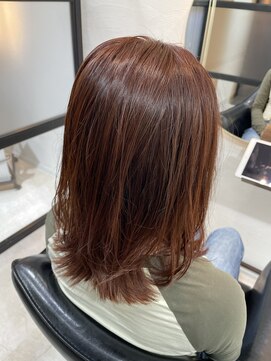 ケー 北千住(K.) 髪質改善高級ケラチントリートメント×春オレンジベージュカラー