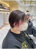 【丸山】ショート×インナーカラー×ストレート