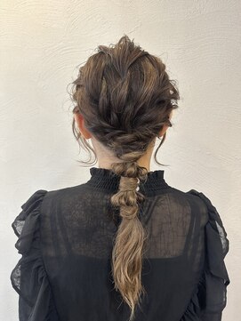 モップアップ(Mop up) 編みおろしアレンジ