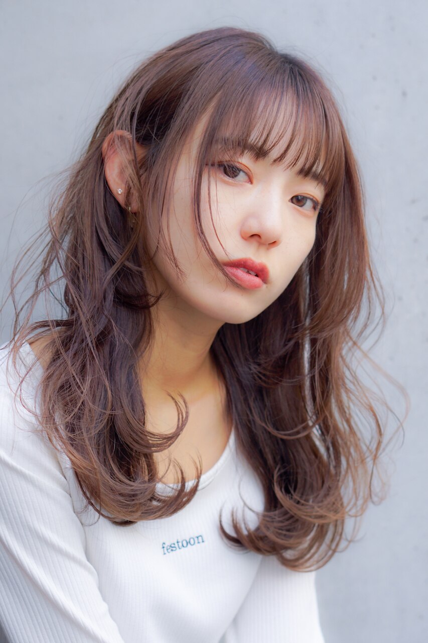似合わせカット+透明感カラー　\10480〜　【肩下+\500 鎖骨下+\1000〜】