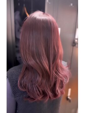 モアナ バイ ヘッドライト 沖縄南風原店(Moana by HEADLIGHT) Moana【南風原】#ダブルカラー#ピンク#レイヤーカット