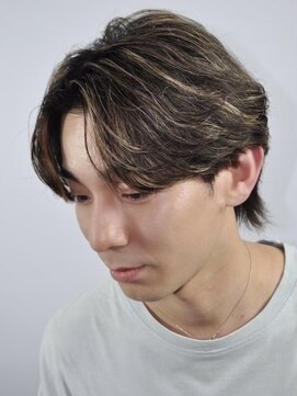 ヒロ銀座 バーバーショップ 札幌本店(HIRO GINZA BARBER SHOP) メンズショートビジネスツーブロックセンターパートフェード