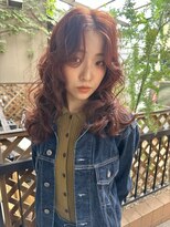 ラレイ(Lalei) 【白岩】レイヤー×スパイラルパーマ×艶カラー