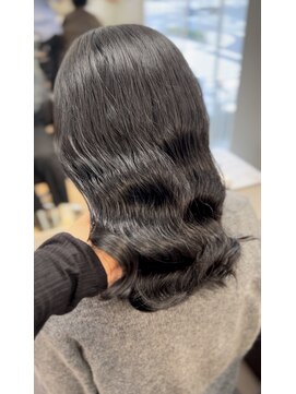 ジエクト カナウ(The Ect canow) カット　コテ巻き風パーマ　無重力パーマ