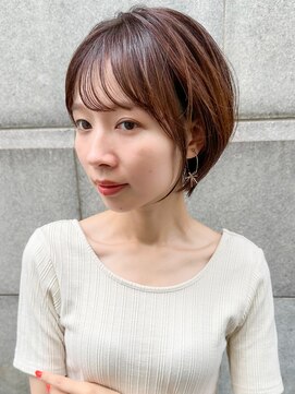 ロンド 銀座(Lond) 【銀座◇成田】ウェーブ似合わせカットメルティカラーショート