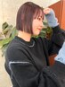 【HINA指名】似合わせカット＋ブリーチ無しダブルカラー＋トリートメント[栄]