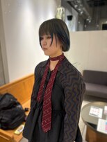 ミリ(milli Produce by ITAKURA)&nbsp;前上がりボブ前髪あり