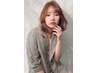 似合わせカット+美髪カラー+高濃度炭酸泉 ￥11800