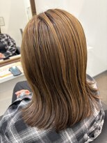 ビーズカラー ヤマザワ富谷成田店&nbsp;ハイトーン／白髪ぼかし／40代