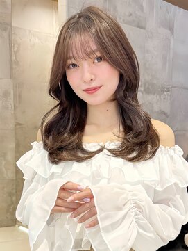 グランド(GRAND) セミロング30代40代ストレートレイヤー前髪なし前髪あり表参道