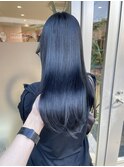 ブルーブラック×髪質改善color