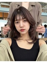 シアアオヤマ 表参道青山(SHEA aoyama)&nbsp;ミディアムレイヤー/レイヤーカット/プリカール/ラベンダー