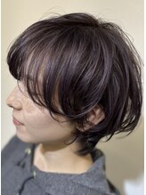 ヘアーアンドビューティー ザ ビー(Hair & Beauty the B) ラベンダーパープル★ショートウルフ