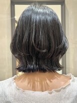 ロンドルピナス 小倉(Lond Lupinus) ミディアムヘア暗めカラー/デザインカラー/フェイスフレーミング