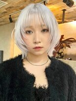 ネハス 名古屋栄店(nehus.)&nbsp;ブリーチ/クラゲヘアー/小顔に見せるヘア/ココアベージュ