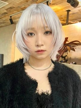 ネハス 名古屋栄店(nehus.) ブリーチ/クラゲヘアー/小顔に見せるヘア/ココアベージュ