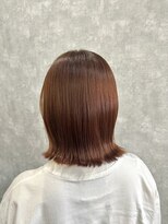 ランガリ ヘアアンドスパ(Rangali Hair&Spa)&nbsp;【別府　Rangali】オレンジブラウン、外はね