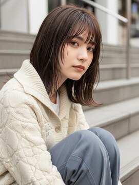 ライクバイコトナ 越谷(RIKE by kotona) 忙しい30代に人気！越谷の時短セミロング×ヘーゼルグレージュ