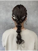 編みおろし/ヘアセット/20代/30代