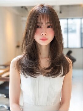 ダル 渋谷/表参道(DAL.) レイヤーカット髪質改善カラー透明感カラー顔まわりカット