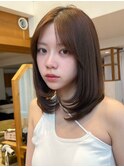 ミディアム/韓国スタイル/髪質改善/レイヤーカットIB-12