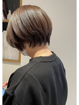 ロージー(ROSIE)の写真/カットで創る、大人可愛いショートが人気♪骨格や髪質を見極めたカットで、あなたの魅力を引き出します☆